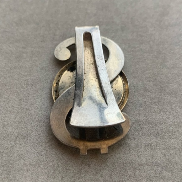 Vintage “Las Vegas” Money Clip with Pearl Inlay 💵 - Picture 2 of 2